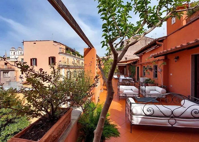 Treasurerome Spanish Steps Penthouse Lägenhet *