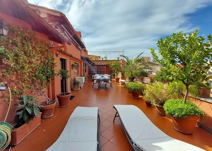 Lägenhet Treasurerome Spanish Steps Penthouse Rom